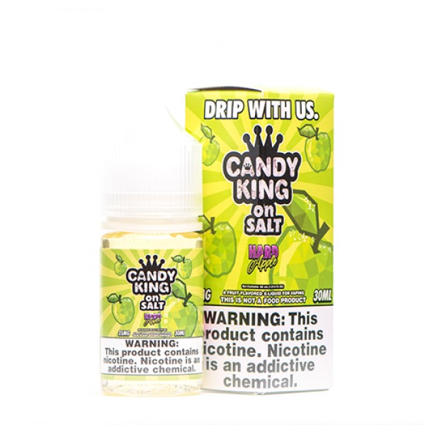 Candy King On Salt Hard Apple Synthetic Nicotine 30ml Nic Salt Vape Juice