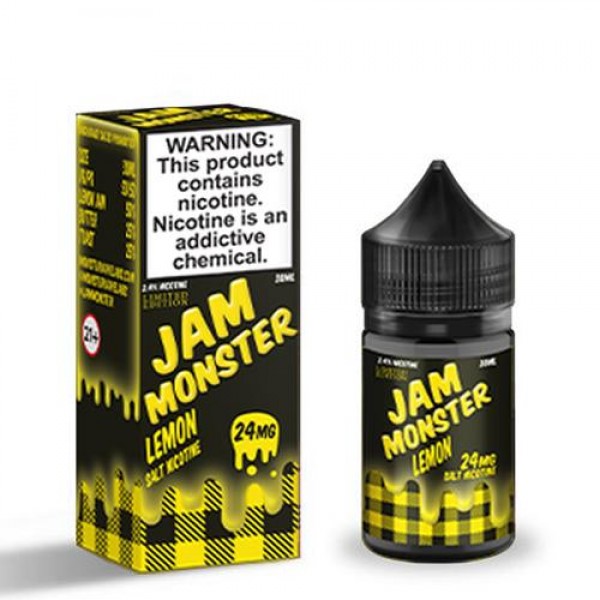 Jam Monster Salts Lemon 30ml Nic Salt Vape Juice