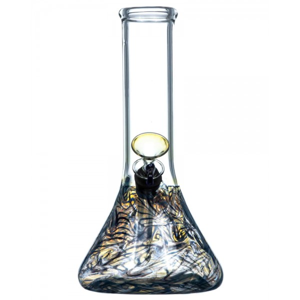 8" Raked Beaker Water Pipe