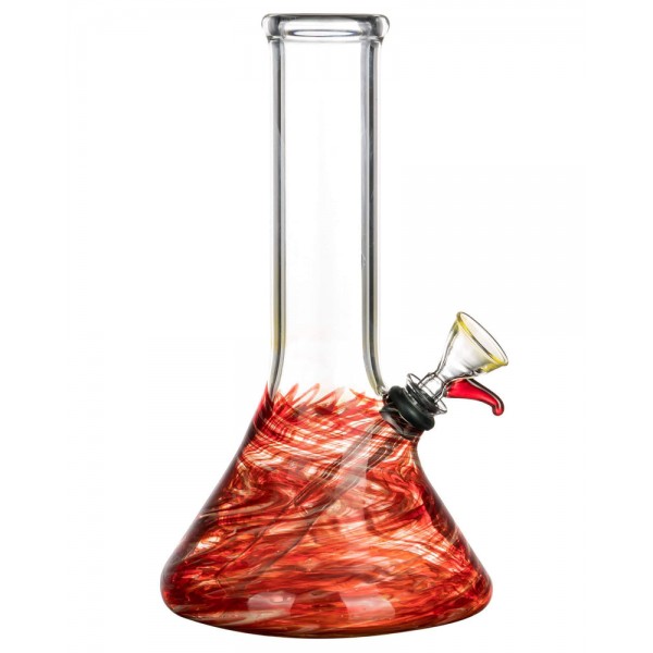 8" Raked Beaker Water Pipe