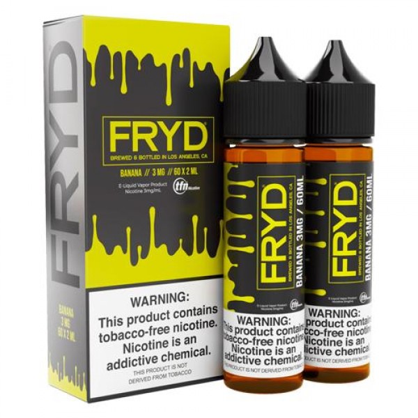 FRYD Twin Pack Banana 2x 60ml TF Vape Juice