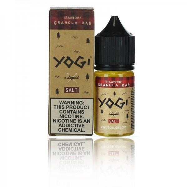 Yogi Salts Strawberry Granola Bar 30ml Vape Juice