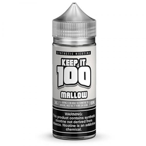 Mallow 100ml Synthetic Nicotine Vape Juice - Keep It 100