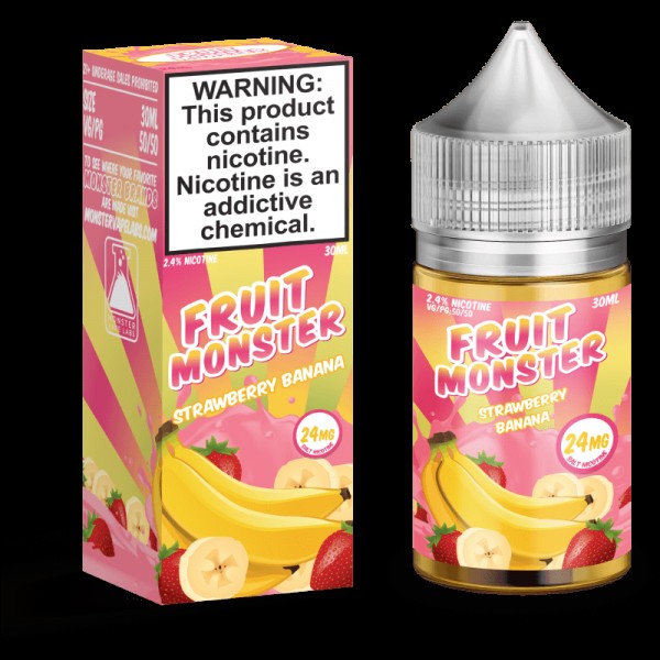 Frozen Fruit Monster Strawberry Banana 30ml Nic Salt Vape Juice