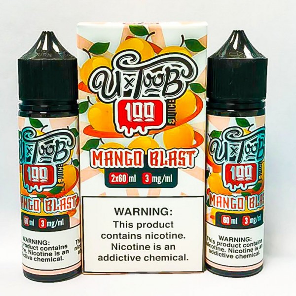 U TooB 100 Mango Blast 2x 60ml (120ml) Vape Juice