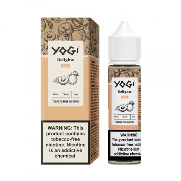 Peach Ice 60ml Vape Juice - Yogi