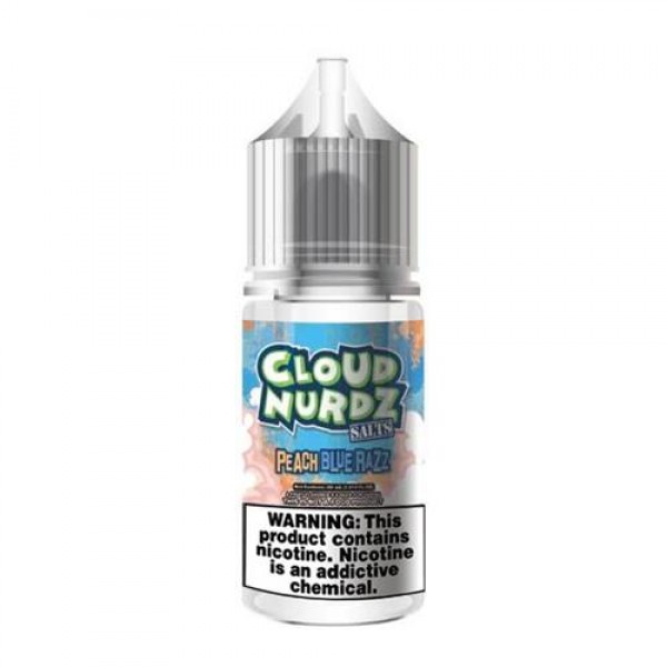 Cloud Nurdz Salts Peach Blue Razz 30ml Nic Salt Vape Juice