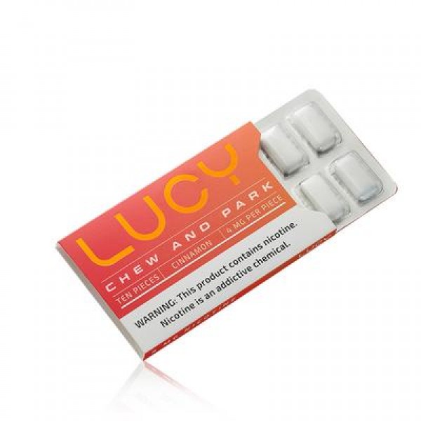 LUCY Nicotine Gum - Cinnamon Flavor (3 Pack)