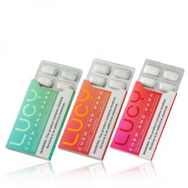 LUCY Nicotine Gum - Variety Pack Bundle (3 Pack)