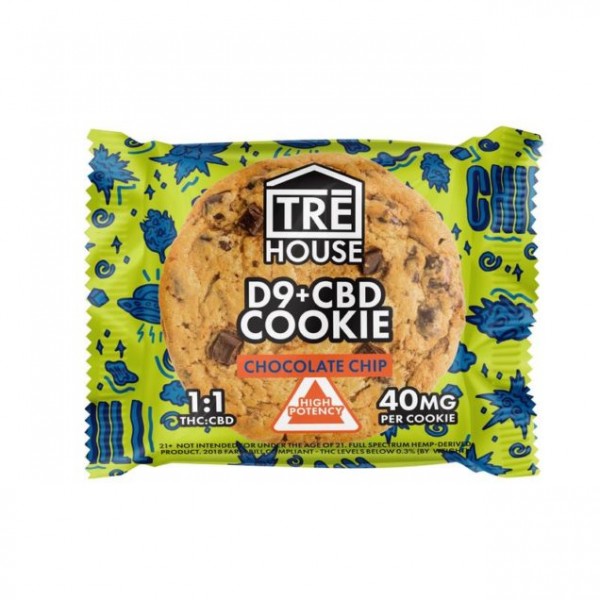 TRE House Delta 9 + CBD Chocolate Chip Cookie