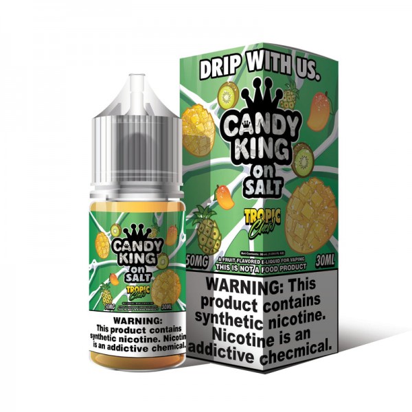 Candy King On Salt Tropic Chew Synthetic Nicotine 30ml Nic Salt Vape Juice