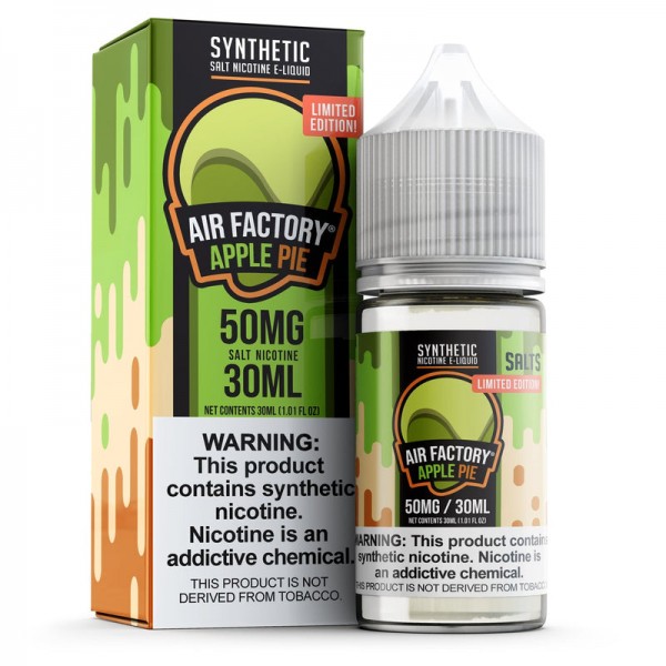 Air Factory *LIMITED EDITION* Apple Pie TF 30ml Nic Salt Vape Juice