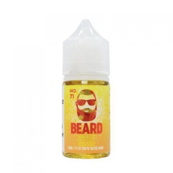 Beard Vape Co Salts No. 71 Sweet & Sour Sugar Peach 30ml Nic Salt Vape Juice