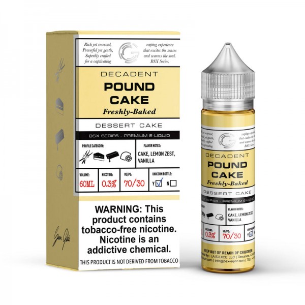 Pound Cake 60ml - Glas Basix