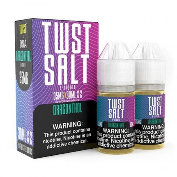 Dragonthol 2x 30ml (60ml) Nic Salt Vape Juice - Twist E-Liquids