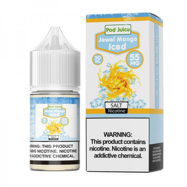 Pod Juice Jewel Mango Iced 30ml Nic Salt Vape Juice