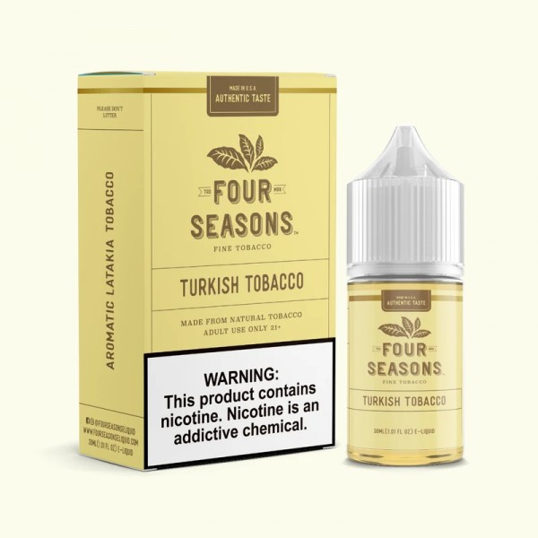 Four Seasons E-Liquids Turkish Tobacco 30ml Vape Juice