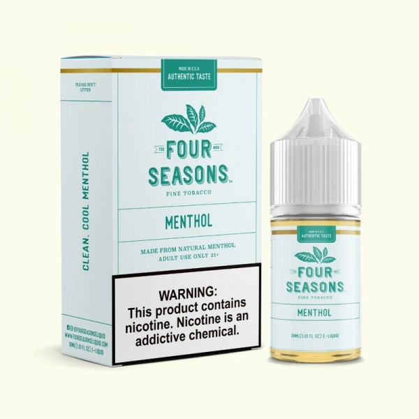 Four Seasons E-Liquids Menthol 30ml Vape Juice