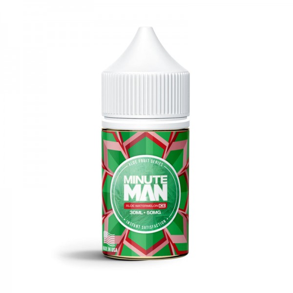 Minute Man Aloe Watermelon Ice 30ml Nic Salt Vape Juice