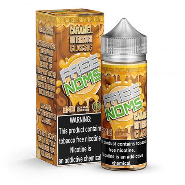 Caramel Butterscotch Classic TF 120ml Vape Juice - Free Noms