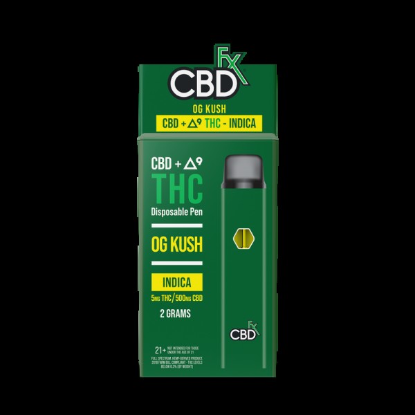 CBDfx Delta 9 + CBD 2g Disposable Vape Pen