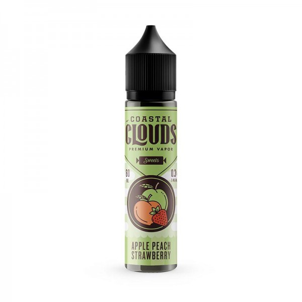 Coastal Clouds Sweets Apple Peach Strawberry 60ml Vape Juice