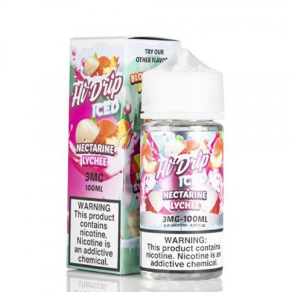 Hi-Drip Nectarine Lychee Iced 100ml Vape Juice