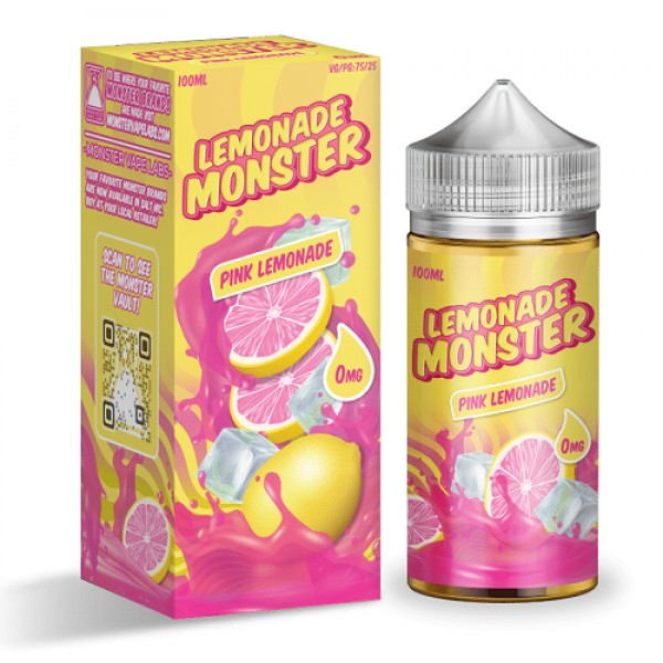 Pink Lemonade 100ml Vape Juice - Lemonade Monster