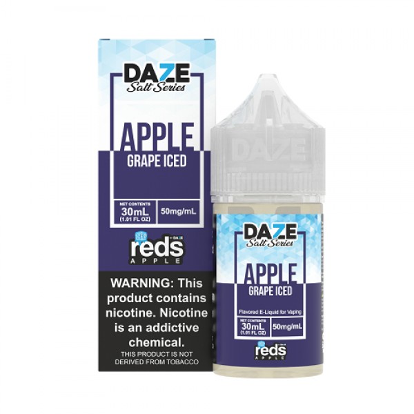 Grape ICED 30ml TF Nic Salt Vape Juice - Red's Apple