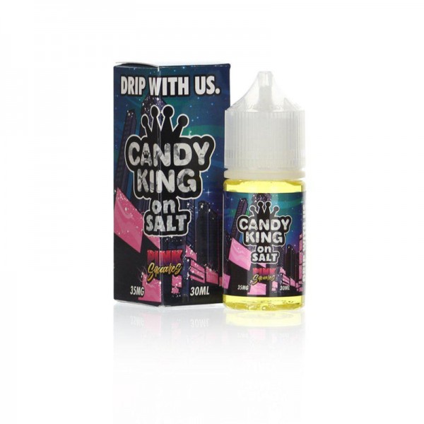 Candy King On Salt Pink Squares 30ml Nic Salt Vape Juice