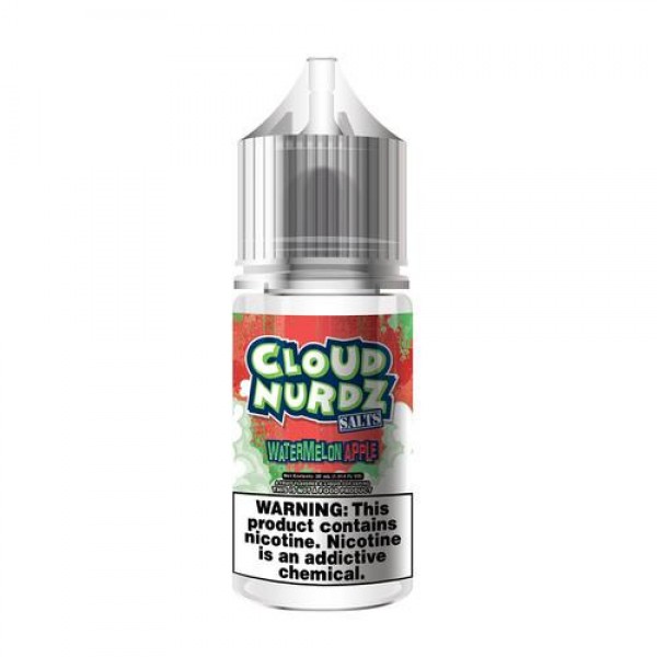 Cloud Nurdz Salts Watermelon Apple 30ml Nic Salt Vape Juice