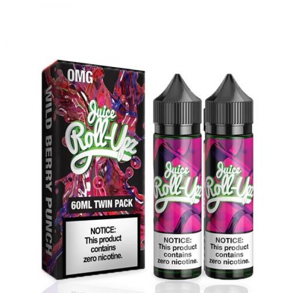 Juice Roll Upz Twin Pack Wild Berry Punch 2x 60ml Vape Juice