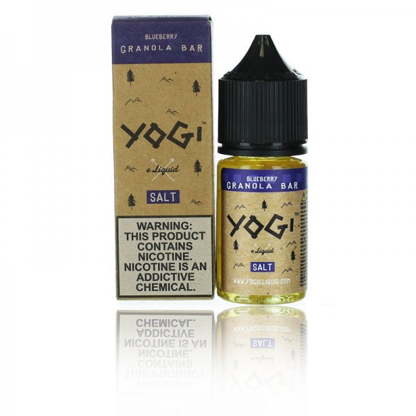 Yogi Salts Blueberry Granola Bar 30ml Vape Juice