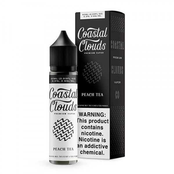 Coastal Clouds Oceanside Peach Tea 60ml Vape Juice