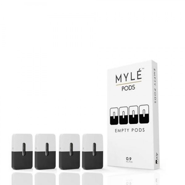 Glossy Pods MYLE Compatible Refillable Pods (Pack of 4)