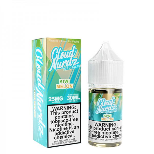 Kiwi Melon Iced 30ml TF Nic Salt Vape Juice - Cloud Nurdz