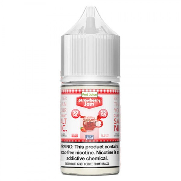 Pod Juice Strawberry Jam TF 30ml Nic Salt Vape Juice