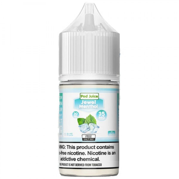 Pod Juice Jewel Menthol TF 30ml Nic Salt Vape Juice