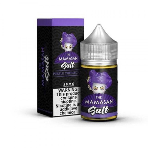 Mamasan Salt Purple Cheesecake 30ml Nic Salt Vape Juice