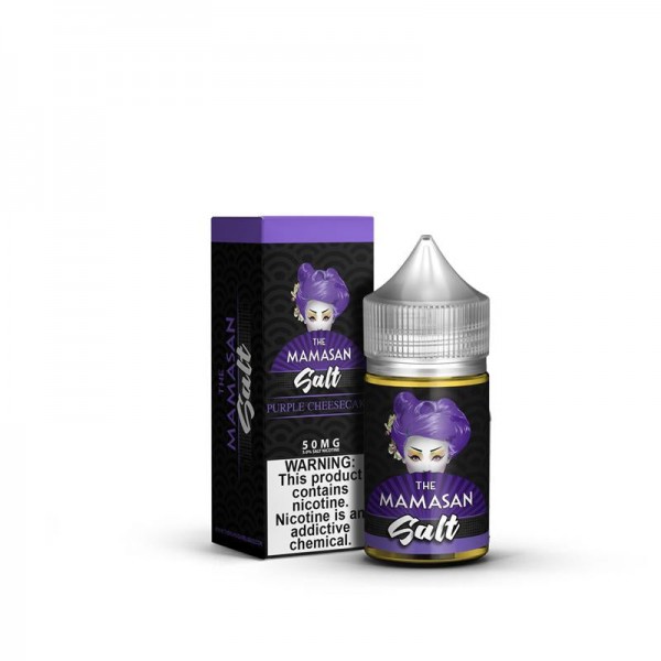 The Mamasan Salt Purple Cheesecake 30ml Nic Salt Vape Juice