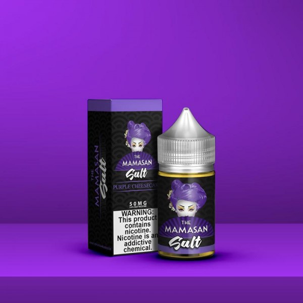 The Mamasan Salt Purple Cheesecake 30ml Nic Salt Vape Juice