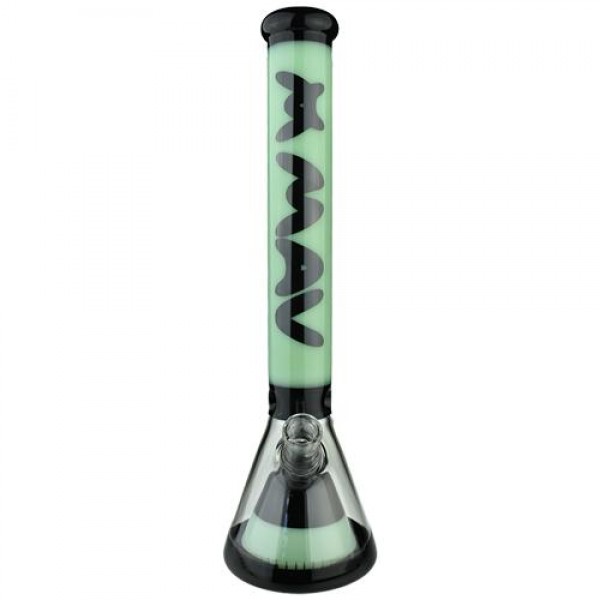 MAV Glass 18" "The Manhattan" Pyramid Beaker Bong