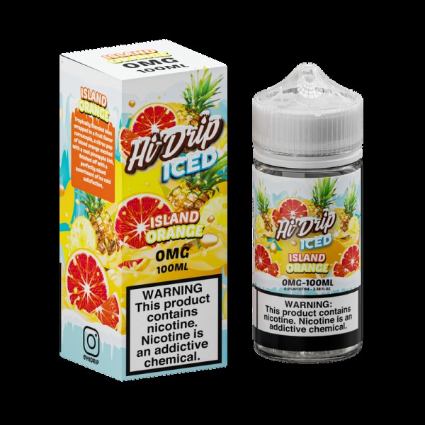 Hi-Drip Blood Orange Pineapple Iced 100ml Vape Juice