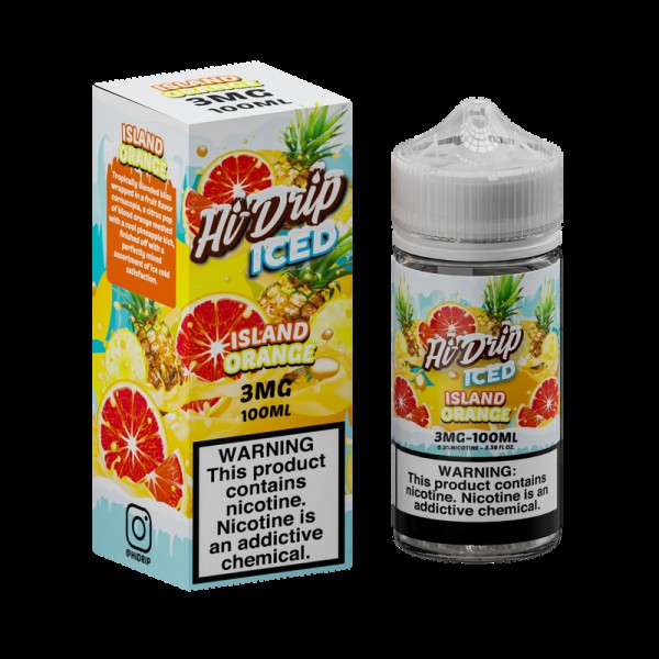 Hi-Drip Blood Orange Pineapple Iced 100ml Vape Juice