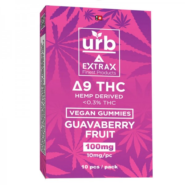 Urb x Delta Extrax 100mg Delta 9 Gummies (10x Pack)