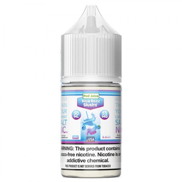 Pod Juice Blue Razz Slushy TF 30ml Nic Salt Vape Juice