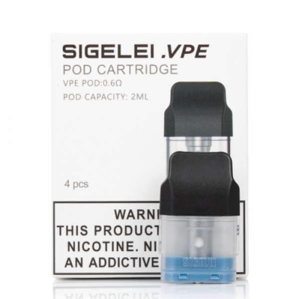 Sigelei VPE Replacement Pods (Pack of 4)