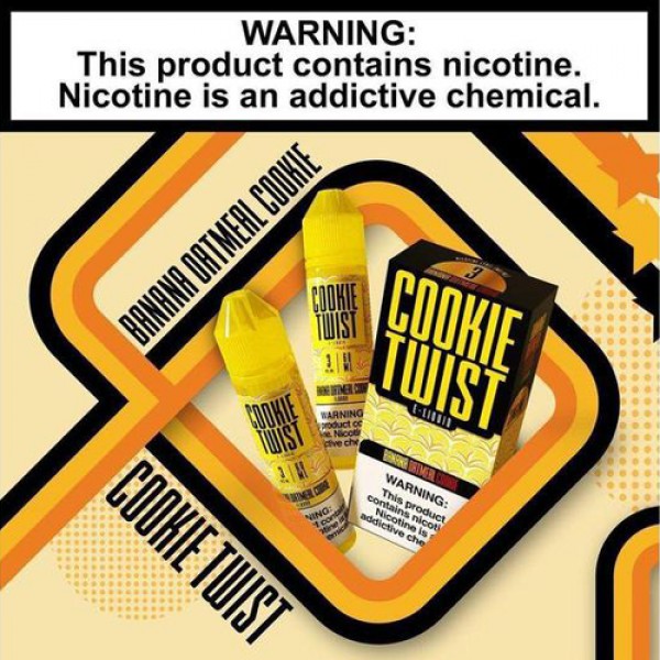 Cookie Twist Banana Oatmeal Cookie 2x60ml Vape Juice