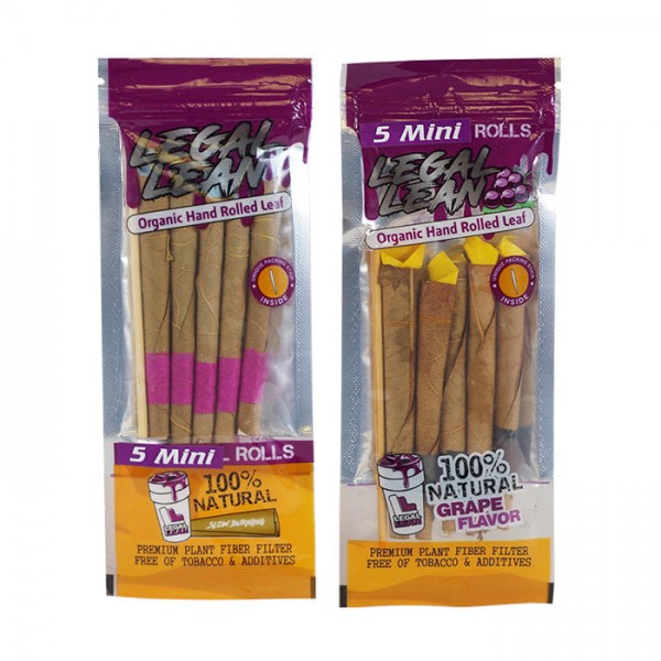 Legal Lean Minis Natural Leaf Cone Wraps (5x Pack)