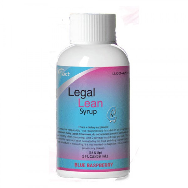 Legal Lean 2oz Syrup Bottle